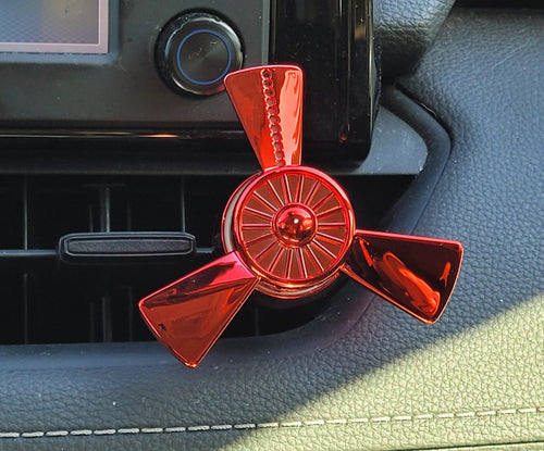 PROPELLER Car Air Freshener LED Light Perfume Clip Car Interior Fragrance Diffuser