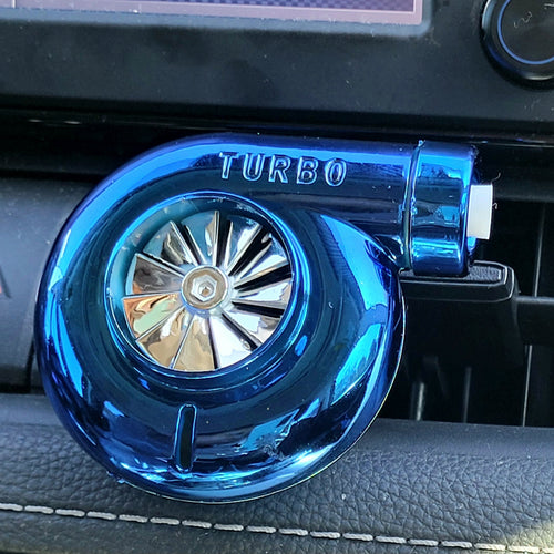 TURBO Car Air Freshener LED Light Perfume Clip Car Interior Fragrance Diffuser