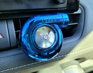 TURBO Car Air Freshener LED Light Perfume Clip Car Interior Fragrance Diffuser