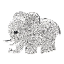 Load image into Gallery viewer, Elegant Diamond Crystal Elephant Aromatherapy Car Vent Clip