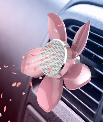 Elegant Fully Functional Air Rotating Aromatherapy Petal Car Vent Clip