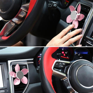 Elegant Fully Functional Air Rotating Aromatherapy Petal Car Vent Clip